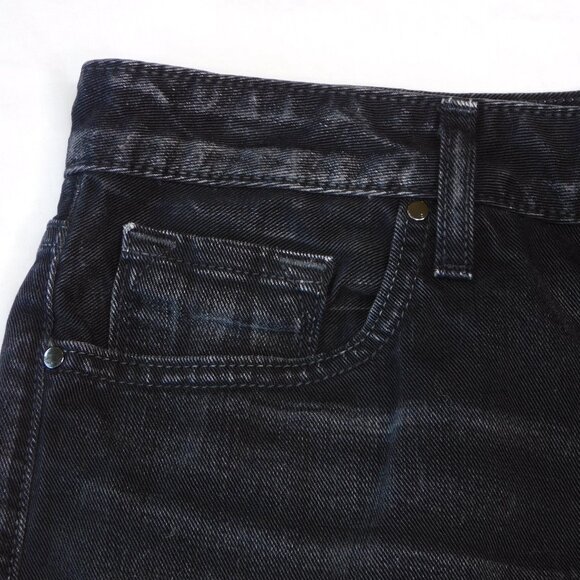 J Brand Gracie Denim Shorts | Black/Gray | High Rise | Button Fly |  EUC | 27 - Picture 3 of 10